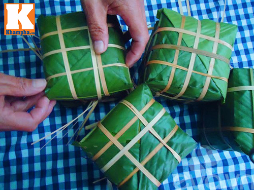 Cách làm bánh chưng gấc cho ngày Tết - 19