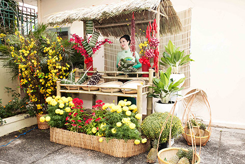 Chợ Tết độc đáo trong nhà HH Đền Hùng Giáng My - 6