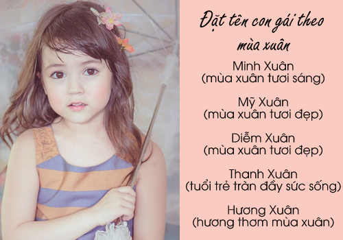 Đặt Tên Con Gái Sinh Vào Mùa Xuân - Gợi Ý Những Tên Đẹp Và Ý Nghĩa