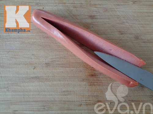 Xúc xích bọc trứng trái tim cho Valentine - 2