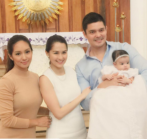 Con gái Marian Rivera đáng yêu trong lễ rửa tội - 2