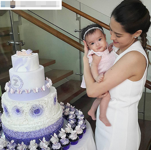 Con gái Marian Rivera đáng yêu trong lễ rửa tội - 8
