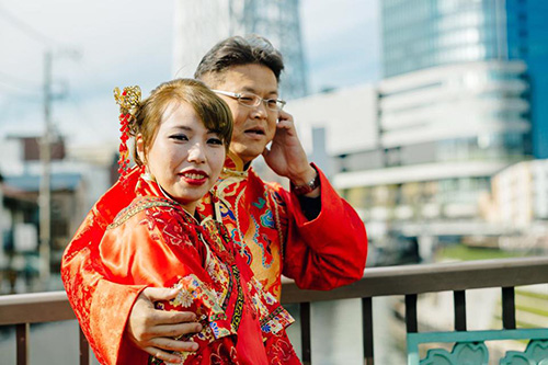 Ảnh cưới quot;thảm hoạquot; của cặp đôi chi 38 triệu sang Nhật chụp - 1
