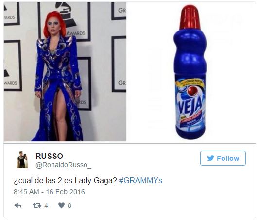 Té ngửa trước hình chế hài hước của Grammy 2016 - 1