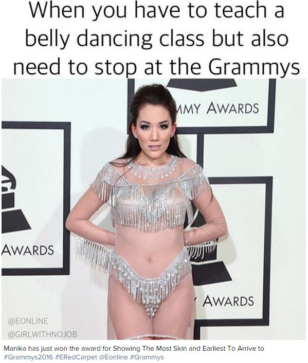 Té ngửa trước hình chế hài hước của Grammy 2016 - 4