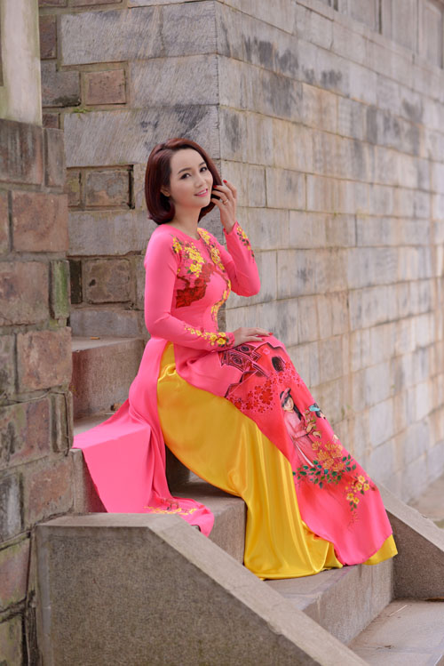 Mai Thu Huyền hút hồn mọi ánh nhìn với tà áo dài - 9