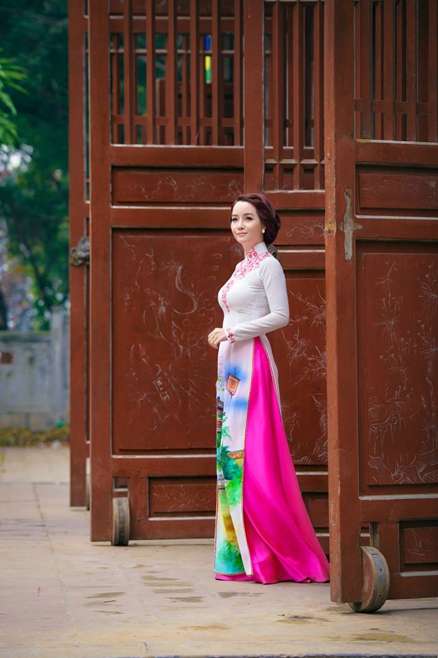 Mai Thu Huyền hút hồn mọi ánh nhìn với tà áo dài - 10