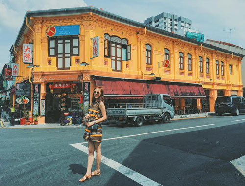 Kỳ Duyên tăng cân khi du lịch bụi ở Thái Lan - Singapore - 16