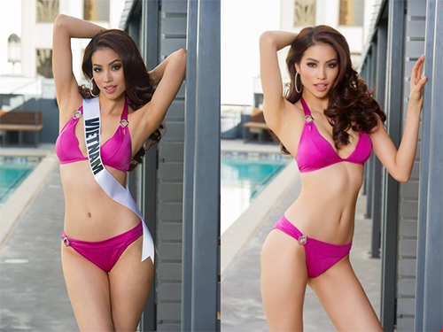 Những tấm hình bikini đốn tim mày râu của Phạm Hương - 7