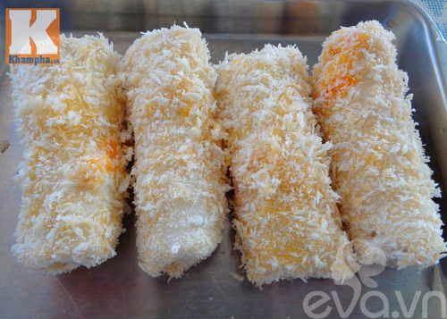 Bánh mỳ cuộn tôm chiên xù đơn giản cho bữa sáng - 5