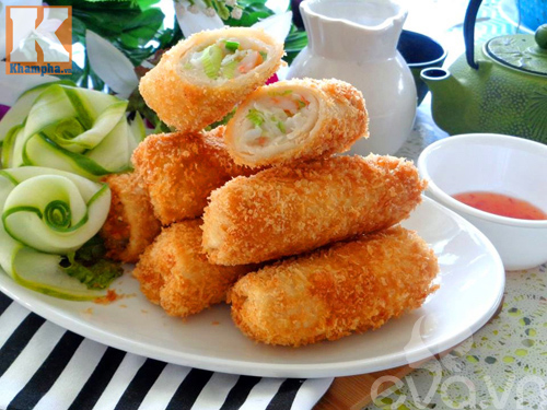 Bánh mỳ cuộn tôm chiên xù đơn giản cho bữa sáng - 7