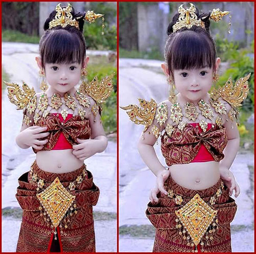 Bé gái Thái được hứa hẹn là đại mỹ nhân tương lai - 4