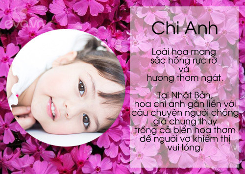 Đặt Tên Theo Các Loài Hoa - Ý Nghĩa, Tên Hoa Cho Bé Và Phong Thủy