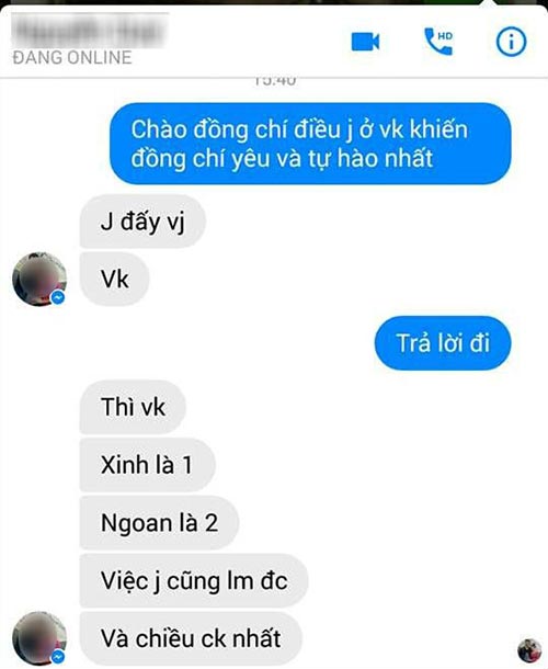 #039;Rần rần#039; trào lưu nhắn tin hỏi #039;điều gì khiến chồng yêu vợ#039; - 9