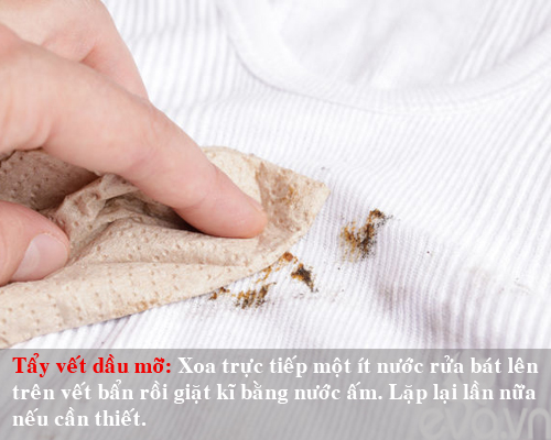 Cách tẩy các vết bẩn cứng đầu trên quần áo (Phần 2) - 4