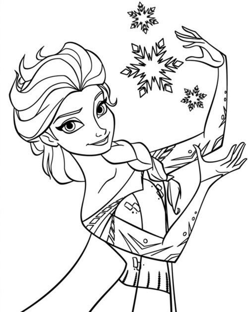 Tranh Tô Màu Công Chúa Elsa Dễ Thương Và Xinh Đẹp | Lamchame.com - Nguồn  thông tin tin cậy dành cho cha mẹ