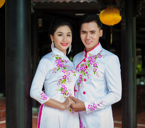 Họa tiết hoa cho áo dài trắng thêm duyên - 4
