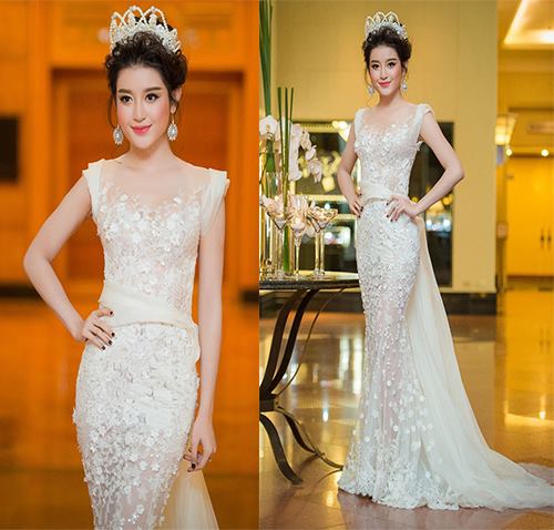 Những chiếc váy trắng làm say đắm lòng người của Huyền My - 11