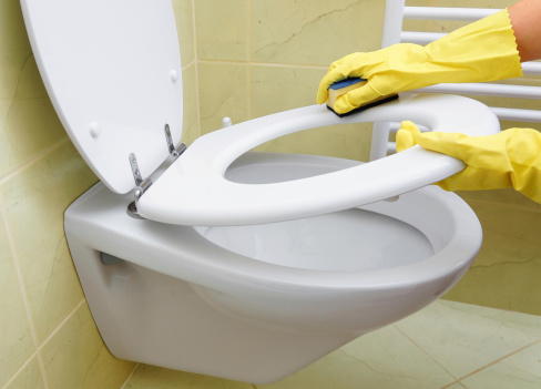 Làm sạch nhà vệ sinh và bồn tiểu đúng cách - 2