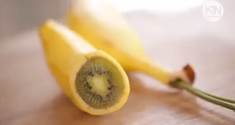 Phát sốt với chuối kiwi trồng từ hai phần quả bình thường - 1