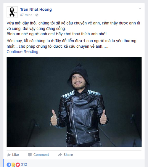 Nghẹn ngào đọc lời tiễn biệt của Nhất Hoàng quot;Bức Tườngquot; - 1