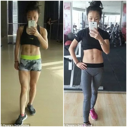 Mẹ bầu Trung Quốc khoe bụng 6 múi đẹp hoàn hảo - 3