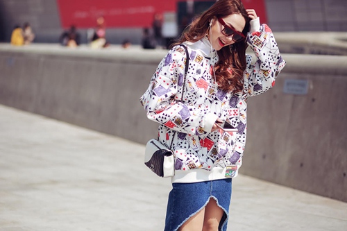 Minh Hằng siêu dễ thương tại Tuần thời trang Seoul - 5