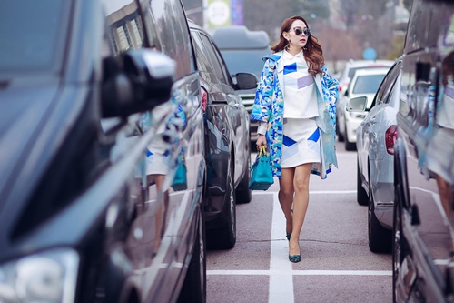 Minh Hằng siêu dễ thương tại Tuần thời trang Seoul - 8