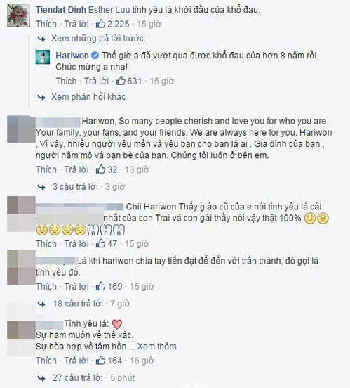 Hari Won chúc mừng Tiến Đạt vượt qua 8 năm quot;khổ đauquot; vì yêu - 2