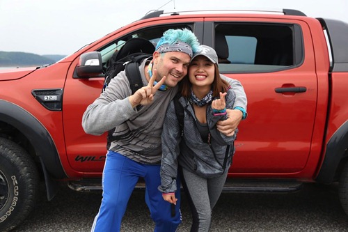 Hài hước với hình ảnh Tiến Đạt - Lincoln cưỡi xế cổ bé tí teo - 4