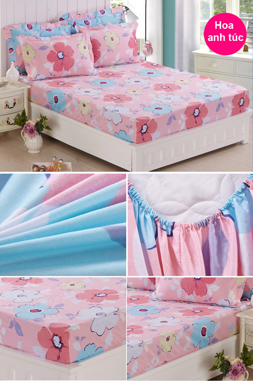 Ga trải giường chun đẹp, giá rẻ cho mùa hè - 1