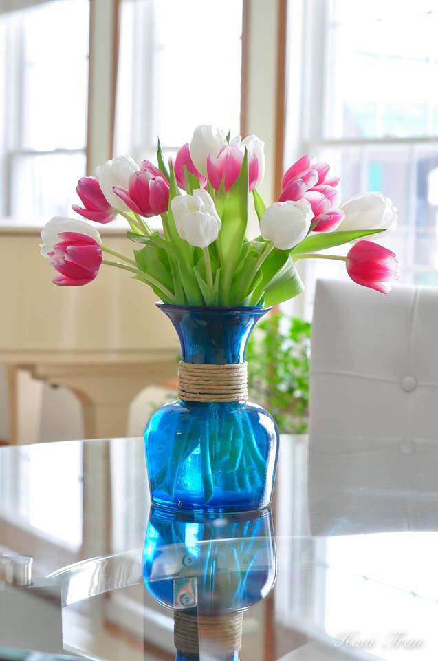 Mê mẩn tài cắm hoa Tulip của mẹ bầu Việt ở Mỹ - 16