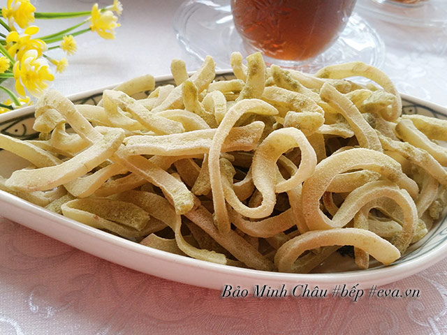 Mứt dừa non vị trà xanh vừa ngon vừa dẻo