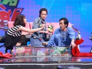 Nhà Cười: Hoài Linh ép hai nữ khách mời cắn răng dùng tay bốc sâu