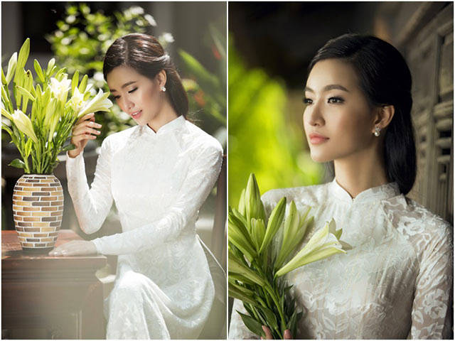 “Én vàng” Mỹ Linh đẹp trong veo, nhớ Hà Nội nao lòng mỗi dịp Xuân về