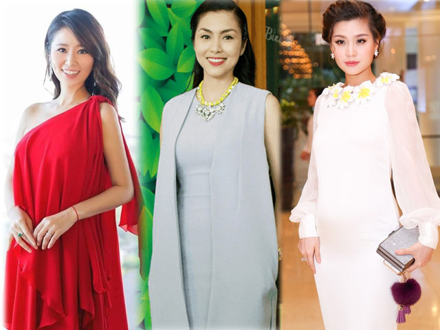 Bầu to cũng không phải lo, cứ học Tăng Thanh Hà là tết này tha hồ đẹp!