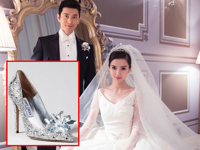 Đừng ghen khi biết giày cưới của Lâm Tâm Như, Lưu Thi Thi đẹp đến mức này
