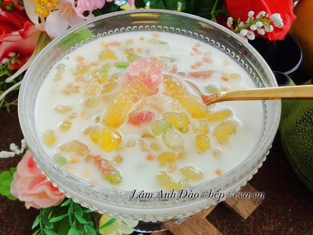 Chè bưởi nước dừa thanh mát, dai giòn ai cũng mê