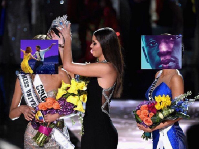 "Chết cười" với ảnh chế MC trao nhầm giải Oscar 2017