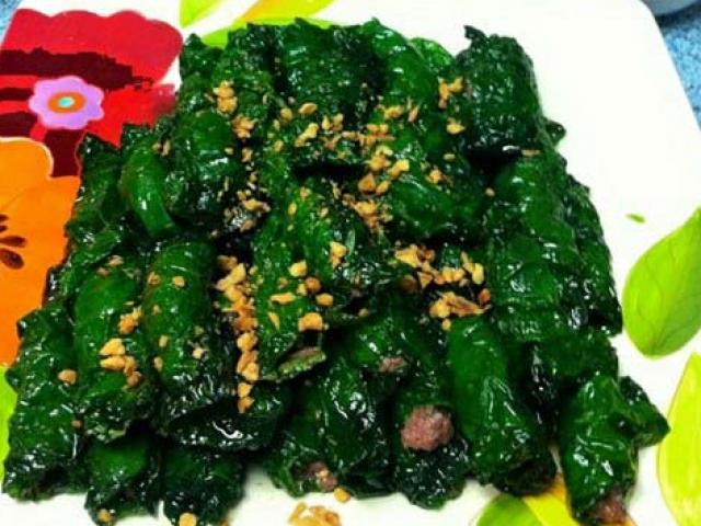 Tăng cường sinh lực phái mạnh với món thịt bò cuốn lá lốt