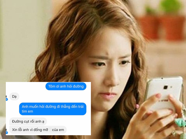 Chết cười với trào lưu nhắn tin hỏi đường vào tim anh