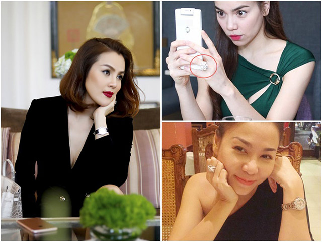 Được chồng tặng nhẫn kim cương 21 tỷ, Á hậu 3 con vượt mặt loạt sao Việt đình đám