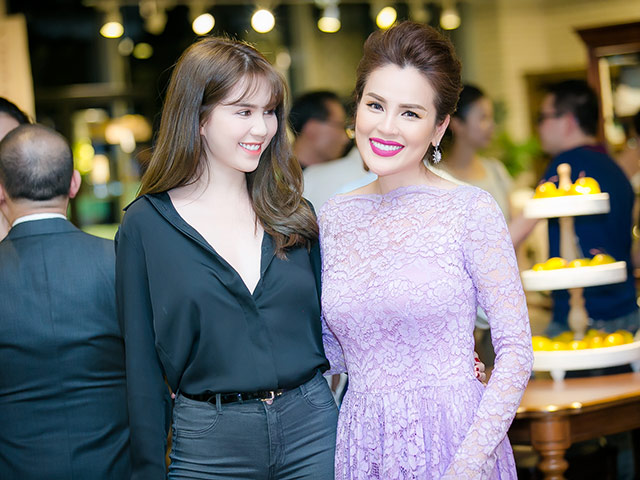 Ngọc Trinh xinh đẹp, nhí nhảnh, hết lời khen ngợi Á hậu 3 con Phương Lê