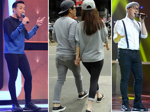 Phục sát đất tài mặc quần bó sát nghẹt thở của Trấn Thành, Trường Giang