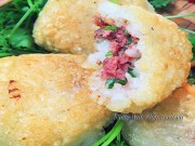 Bếp Eva - Gợi ý bữa sáng tuyệt ngon với xôi bọc pate chiên