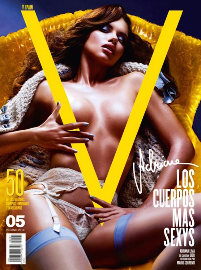 Adriana Lima tạp chí V Tây Ban Nha – hè 2010