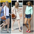 Thời trang - Bắt nhịp 3 mốt giày hot mùa hè cùng Taylor Swift