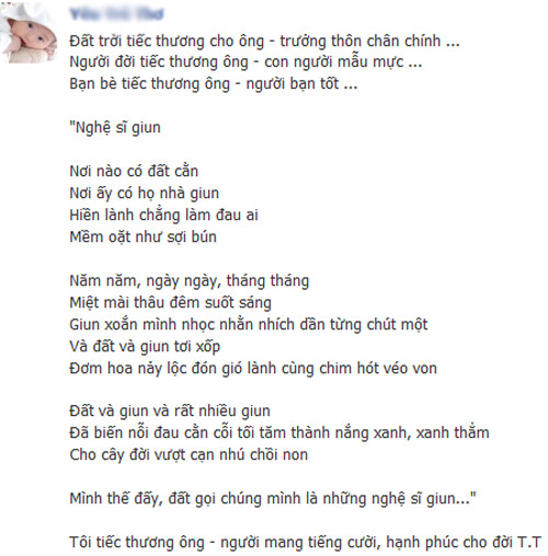 Nghệ sĩ các miền khóc quot;trưởng thônquot; Văn Hiệp - 8