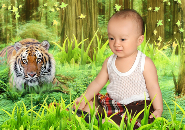 Cậu bé dễ thương trong hình có tên là Nguyễn Lê Gia Thịnh, nick name là Bo Xì, bé sinh ngày 18/8/2011.