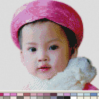 Tự tạo mẫu tranh chữ thập như ý thích